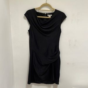 Black Asymmetrical Helmut Lang Dress